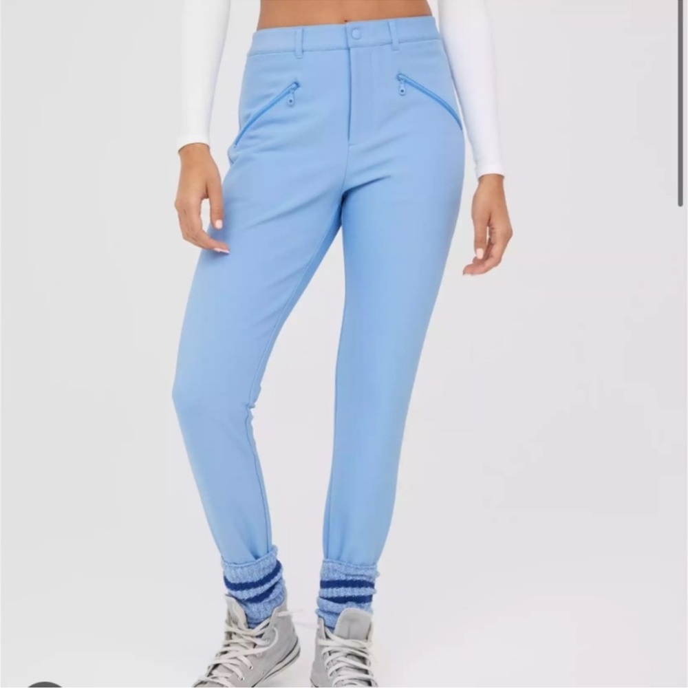 Aerie Offline Chillside Collection Strirrup Ski Pants XL Blue